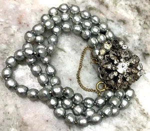 Bracciale Vintage Miriam Haskell Barocco-Hollywood Regency Elegance con Provenienza - Foto 1 di 22