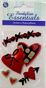 Pegatinas Sandylion Essentials - chocolate XoXo -50716 - Imagen 1 de 1