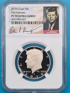 2019-S Clad Kennedy 50c NGC PF 70 Ultra Cameo First Releases - Bild 1 von 4