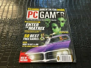 MARCH 2003 PC GAMER video game magazine - ENTER THE MATRIX - Picture 1 of 1