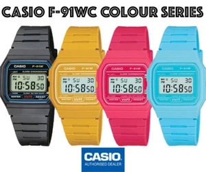 CASIO F-91W-1Y⎪F-91WC-2AEF⎪F-91WC-4AEF⎪F-91WC-9AEF⎪Original⎪CASIO Collection - Bild 1 von 8