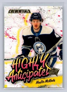 2024 Upper Deck Credentials #HA-28 Hunter McKown -Muy esperado-Chaquetas - Imagen 1 de 2