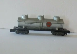 AMERICAN FLYER Achsschenkelkupplung 926 silber GULF Triple Dome TANK Güterwagen C-7  - Bild 1 von 6