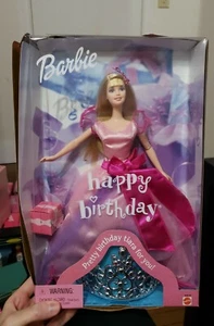2001 Happy Birthday Barbie Doll Nee Mattel 54219 - Picture 1 of 12