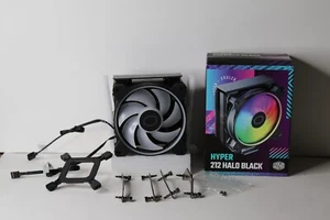 Cooler Master Hyper 212 Halo 120mm CPU Fan with Heatsink - Black - Picture 1 of 2