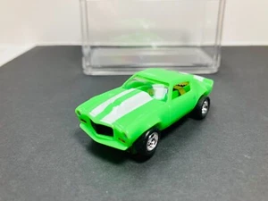 DASH CAMARO ~ GREEN ~ slot car color match chassis use on Aurora AFX T-JET~ NEW - Picture 1 of 11
