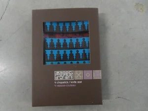 eusamex Images d'Orient Essstäbchen/Messerauflage 4 Stück Mosaik blau - Bild 1 von 2