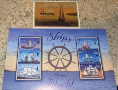 Turks & Caicos And Republic du Mali Ships of the World Stamps Sheets - Image 1 of 3