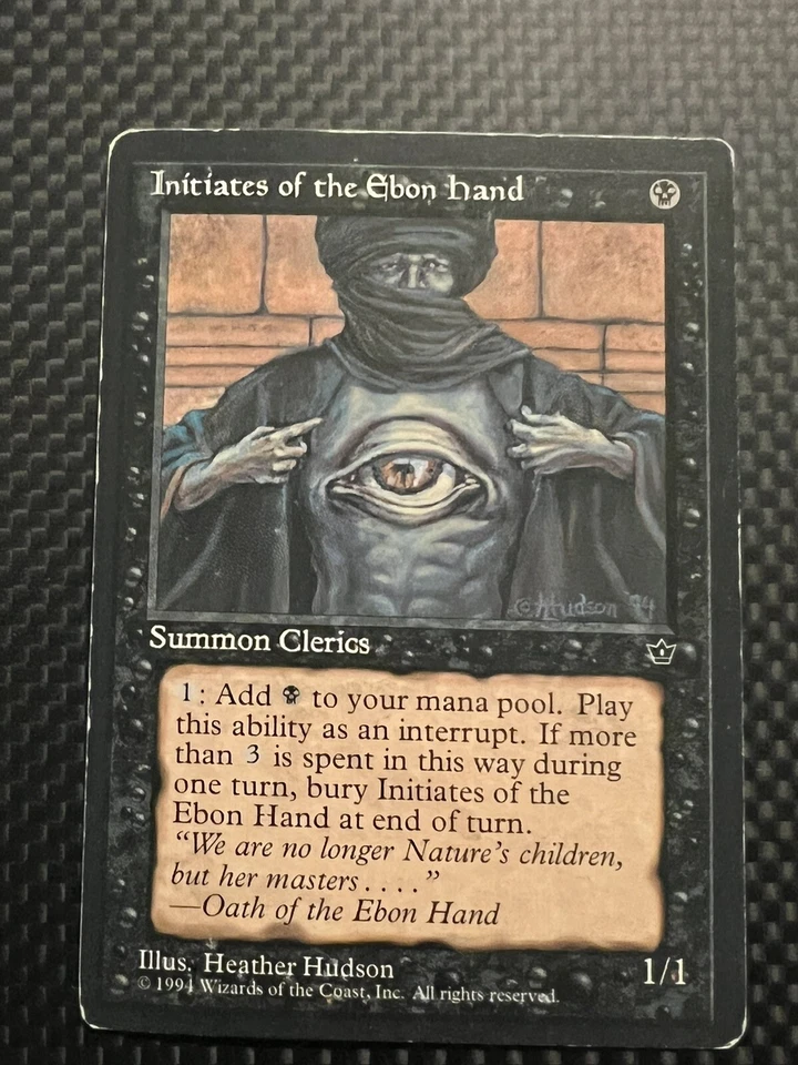 Initiates of the Ebon Hand - Fallen Empires - Magic: The Gathering - MtG 1994 - Image 1 of 1