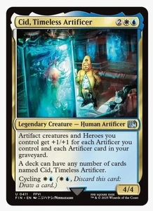 Cid, Timeless Artificer 0411 U Regular Final Fantasy Magic the Gathering MTG ENG - Picture 1 of 1