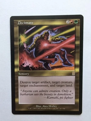 MTG Decimate (ODY) Odyssey Regular Rare 287/350 - Image 1 of 2