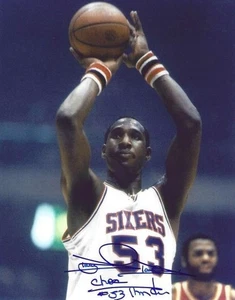 Signed 8x10 DARRYL DAWKINS Philadelphia 76ers Autographed Photo w/COA - Picture 1 of 1