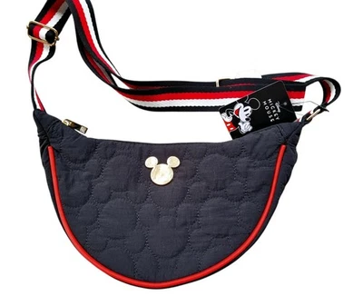 New with Tags Disney Mickey Mouse Quilted Purse - Crossover Shoulder Bag - Image 1 of 4
