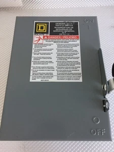 SQUARE D DU322 60 AMP 240 VOLT 3 PHASEN NICHT SCHMELZBARE INNENTRENNUNG..D-1895 - Bild 1 von 4