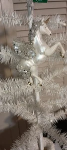 KURT ADLER - 4" GLASS ORNAMENT- PEGASUS-NEW-2025 - Picture 1 of 6