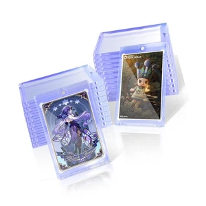 Paquete de 36 Portatarjetas Magnéticas, Un Portatarjetas Táctil para Tarjetas Coleccionables, U-V Pr... - Imagen 1 de 6