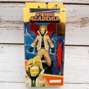 Figura de acción My Hero Academia Hawks etiqueta dorada McFarlane NUEVO - Imagen 1 de 12