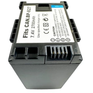 High-Capacity Battery for Canon BP-827 BP-819 BP-809S BP-809BK BP-807 HF21 HFM30 - Picture 1 of 4