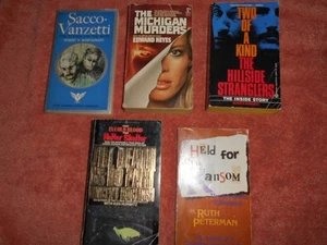 TRUE CRIME PAPERBACK LOT(5) 1965-1987 MICHIGAN MURDERS - HELD FOR RAMSOM + - Picture 1 of 5