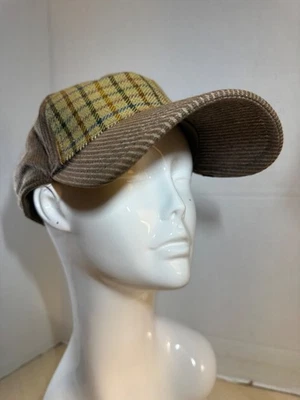 Auténtica gorra de béisbol Goorin Bros bronceada a cuadros gorra de camionero SnapBack Foto 1 de 4