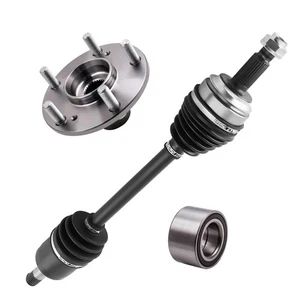 Front Left Side CV Axle Shaft+Wheel Hubs Bearings for Honda Civic 1.8L 2006-2011 - Picture 1 of 11