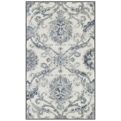 Blooming Damask Area Rugs - Made in USA – Washable, Non Slip Indoor Carpet fo... - Image 1 of 4