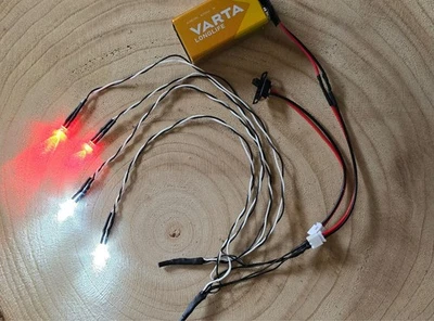 Beleuchtungsset LIGHTING KIT Beleuchtung für Modell Auto Car RC 1:10 1:18 1:24  - Bild 1 von 2