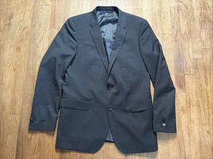 Blazer uomo Hugo Boss taglia 42L nero 100% lana vergine made in Turchia tuta 2 bottoni - Foto 1 di 15