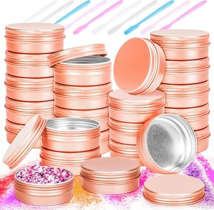 Confezione da 24 barattoli di latta da 1 oz, lattine di latta in metallo da 30 ml, contenitore barattolo in alluminio da 1 oncia - Foto 1 di 12