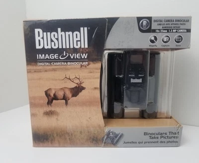 NUEVO BUSHNELL Modelo # 111026 IMAGEVIEW 10 X 25MM CÁMARA DIGITAL BINOCULARES SD Foto 1 de 4