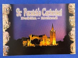 Vintage Postcard St Patrick's Cathedral Dublin Ireland John Hinde - Picture 1 of 2