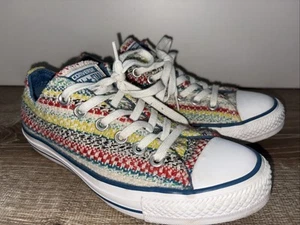 Retro Converse All Star seltene Wolldecke Halbschuhe Turnschuhe Damen 7 - Bild 1 von 12