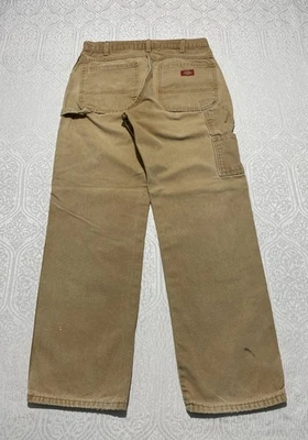 Dickies Carpenter Pants Mens 32x32 Brown Duck Canvas Workwear Utility 1939RBD - Image 1 of 4