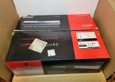 Zenith XBR716 Multiformato DVD/VCR Combo Grabadora ¡Completa! - ¡NUEVO EN CAJA! Foto 1 de 4