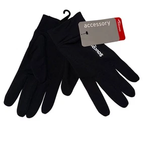 Saucony Gloves Unisex Large Black Ultimate Run Glove II Pull On 90220-BK NWT - Picture 1 of 5
