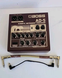 ​BOSS AD-5 Acoustic Instrument Processor Preamp DI Box Pedal Working Japan - Picture 1 of 4