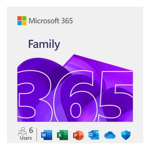 Microsoft 365 Family 1-Year Subscription up to 6 Users PC/Mac/Mobile Digital - Picture 1 of 1