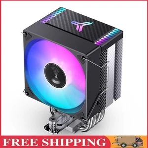 ARGB CPU Cooler Fan 4 Heat Pipe for INTEL LGA 1700 1200115X AM4 (Black 4 Pin) - Bild 1 von 12