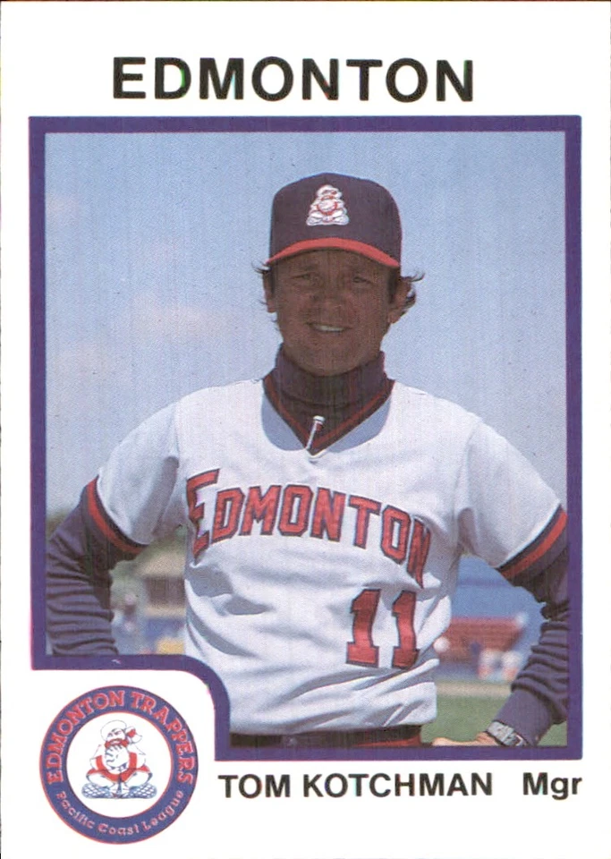 Tom Kotchman 1987 ProCards #2072 RC Edmonton Trappers *AutographDen* - Image 1 of 2