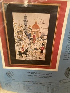 Vintage Penelope Needlework Pageant Of London Embroidery Panel Kit UK - Picture 1 of 6