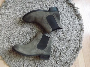 MELVIN HAMILTON;STIEFELETTEN;BOOTS;LEDER;GRAU/TAUPE;GR.37;TOLL!!! - Bild 1 von 11