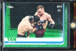 2019 Topps Chrome UFC Petr Yan Green Refractor Rookie RC #/99 Russia - Picture 1 of 2