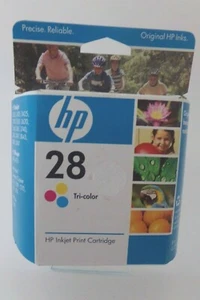 Cartuccia di stampa a getto d'inchiostro tricolore HP28 scaduta - Foto 1 di 3