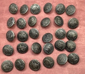 Lot of 30 Vintage Waterbury U.S. Air Force 5/8" Buttons - Picture 1 of 14