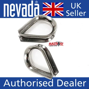 Mastrant ATH10  pack of 2 x 10mm  cable end thimbles  - Picture 1 of 2