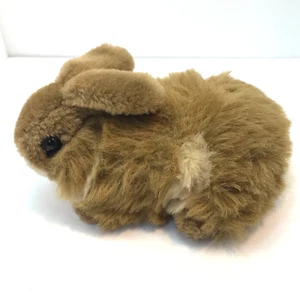 America Wego real life stuff animal plush brown bunny rabbit Vintage 90's No Tag - Picture 1 of 16