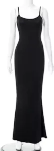 AnotherChill Women's Casual Lounge Slip Long Dress Sexy Sleeveless Backless (MED - Picture 1 of 3