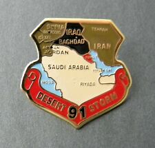 Desert Storm 1991 Veteran Lapel Pin Badge 1 inch