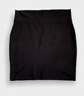 Eileen Fisher Skirt Xl Black Viscose Blend Stretch