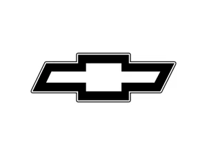 #0693 Chevy Chevrolet blanco y negro logotipo pegatina marca impermeable calcomanía de vinilo - Imagen 1 de 1